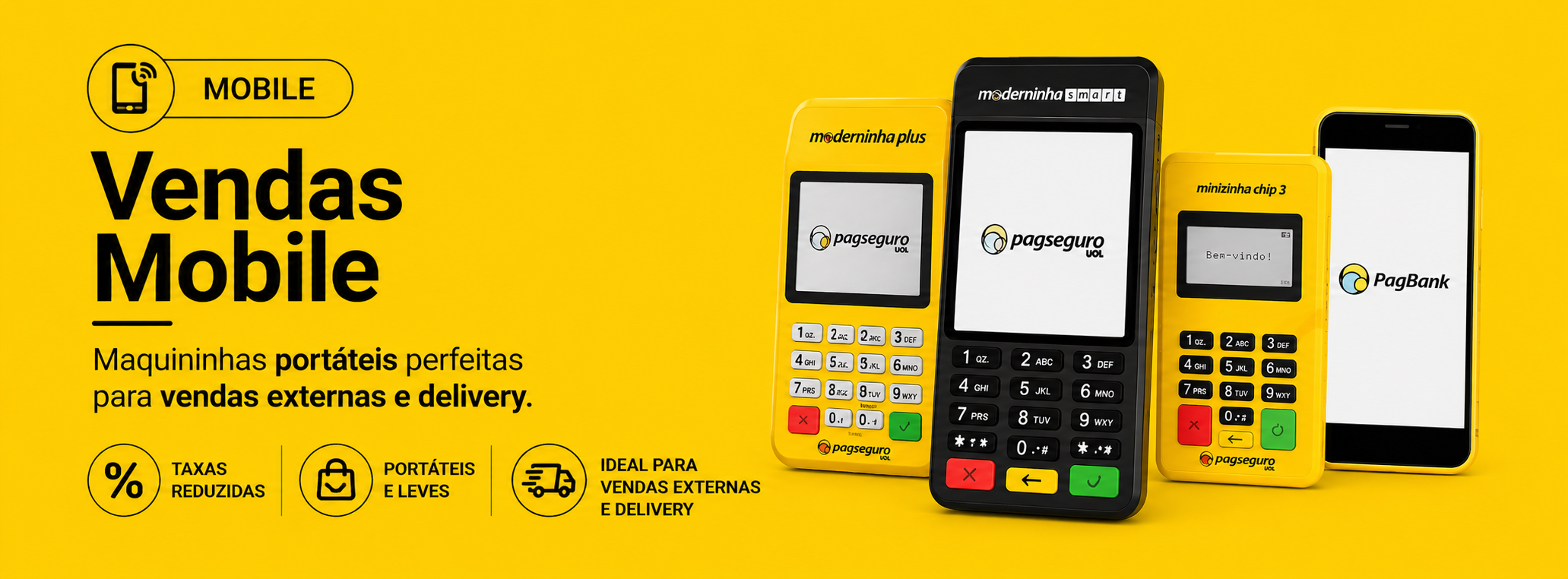Maquininha Pag Bank mobile